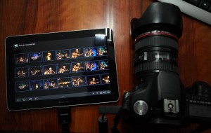 galaxy-tab an Canon EOS 50D